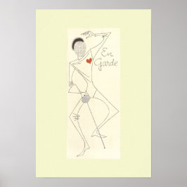Poster Vintage French illustration