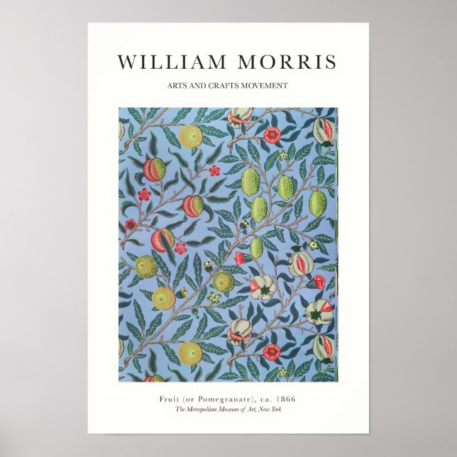 Poster Vintage Fruit Art Print, Lime (Devant)