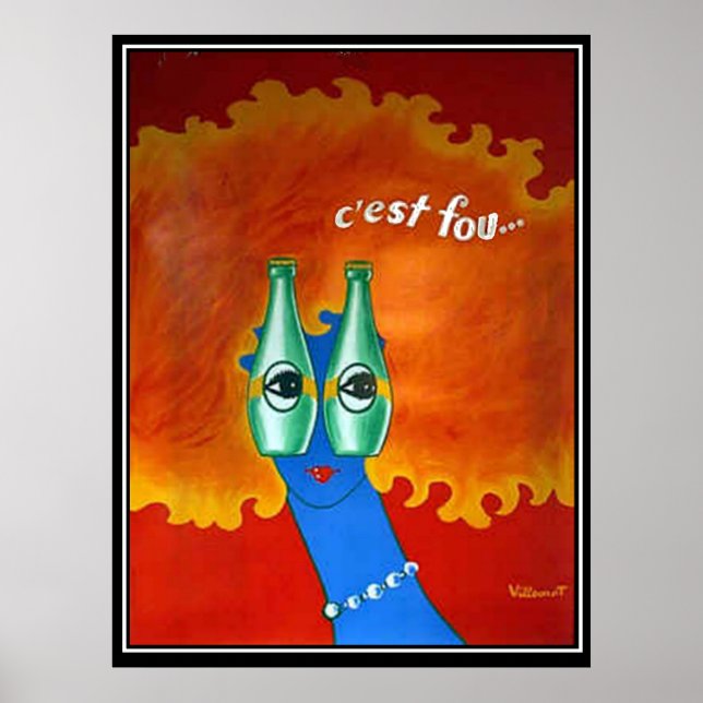 Poster vintage funky rétro (Devant)