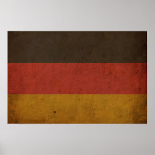 Poster Vintage Germany Flag