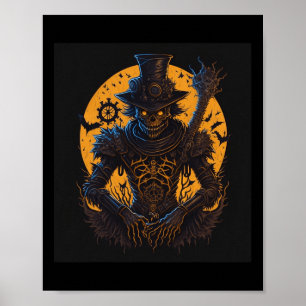 Poster Vintage Halloween Funny Halloween Costume Hommes F