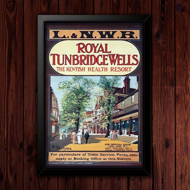 Poster Vintage Health Resort Advertising (Créateur téléchargé)