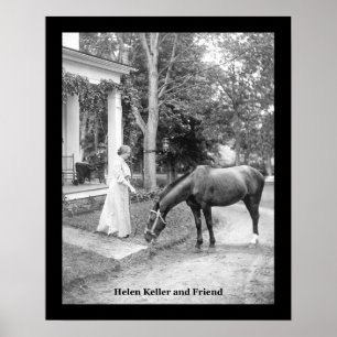 Poster vintage Hellen Keller IMPRIMER