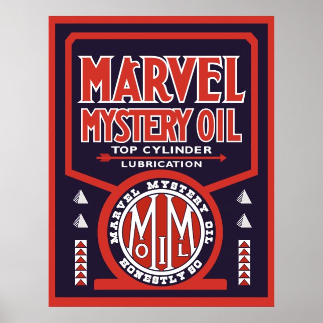 Poster Vintage Huile (Devant)