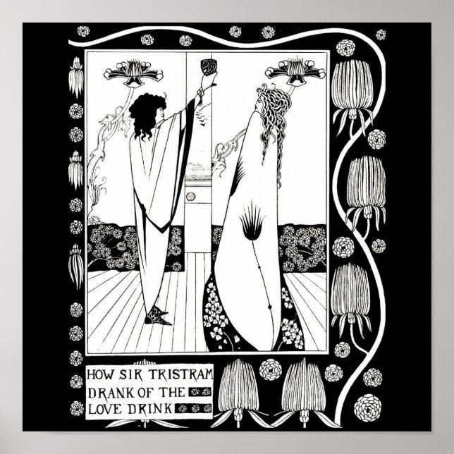 Poster-Vintage Illustration-Aubrey Beardsley 10 Poster (Vorne)