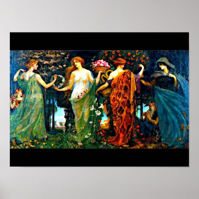 Poster-Vintage Illustration-Walter Crane 45 Poster (Vorne)