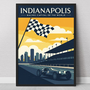 Poster Vintage Indianapolis