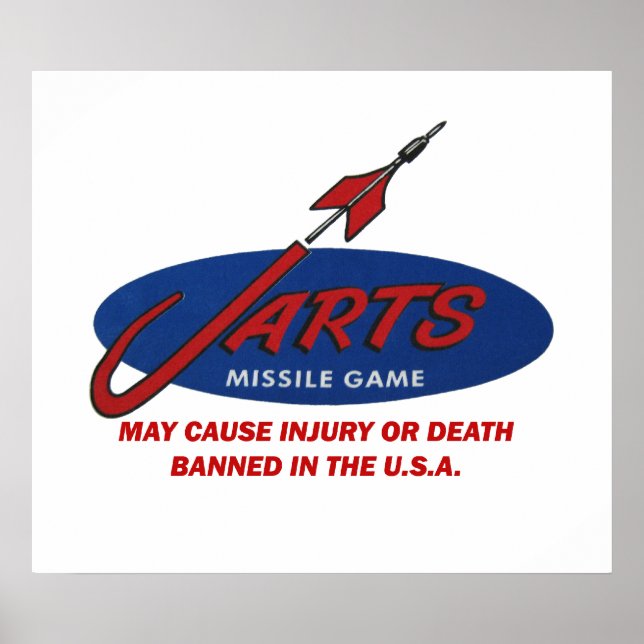 Poster vintage Jarts ! (Devant)