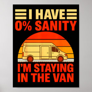 Poster Vintage Je Reste Dans La Van Phasmophobia Homme