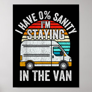 Poster Vintage Je Reste Dans Le Van Phasmophobia Joueur