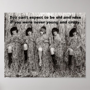 Poster Vintage - Jeune et fou,