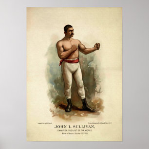Poster Vintage John L. Sullivan