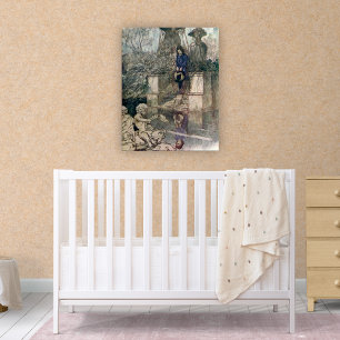 Poster Vintage L'Art du Jardin Secret pour la Chambre d'E