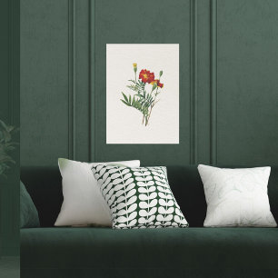 Poster Vintage look Botanique Marigolds
