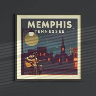 Poster Vintage Memphis Tennessee