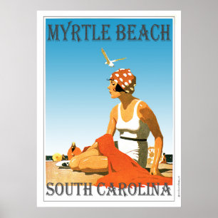 Poster Vintage Myrtle Beach