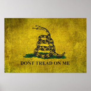 Poster Vintage ne pas filtrer sur mon drapeau Gadsden