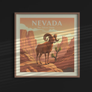 Poster Vintage Nevada