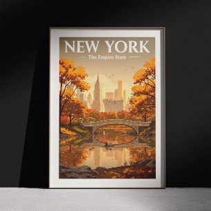Poster Vintage New York