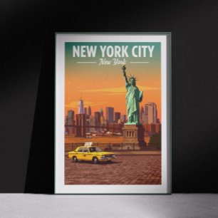 Poster Vintage New York