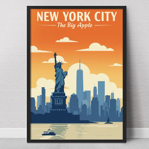 Poster Vintage New York