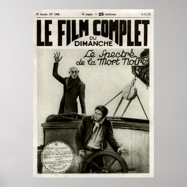 Poster Vintage Nosferatu (Devant)