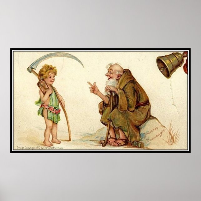 Poster Vintage : Nouvel An - (Devant)