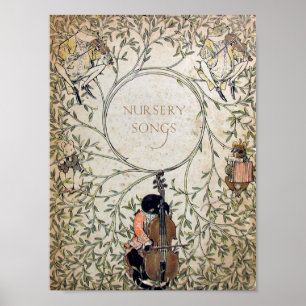 Poster vintage Nursery Song