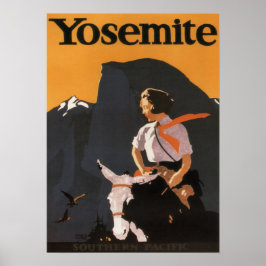 Poster Vintage Pacifique Sud Yosemite 1923