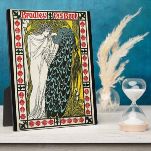 Poster vintage : Peacock : Plaque femme