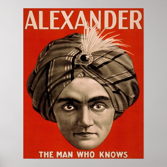 Poster vintage Psychique (Devant)