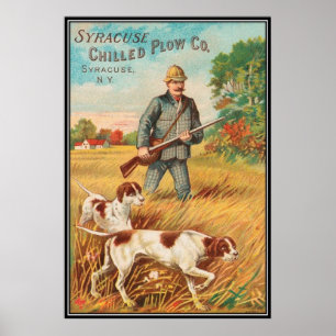 Poster Vintage : publicité agricole -
