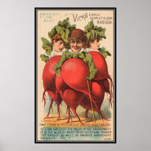Poster Vintage : publicité agricole -