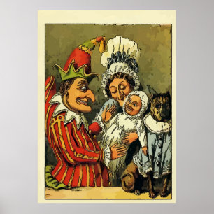 Poster Vintage Punch et Judy