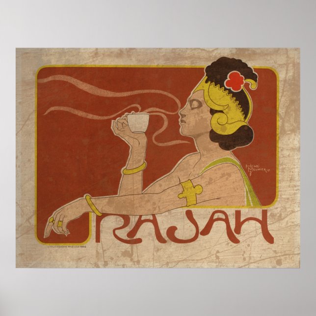 Poster Vintage Rajah (Devant)