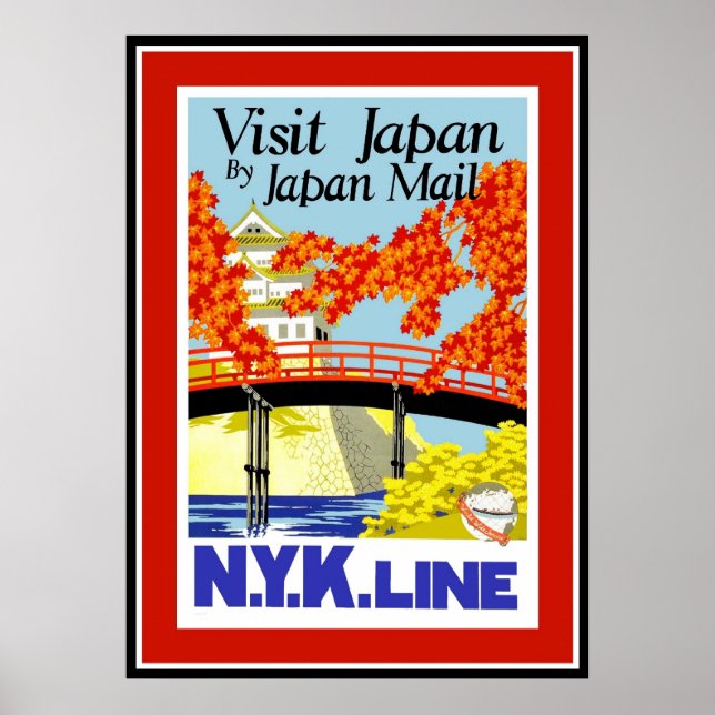 Poster Vintage Reise Japan (Vorne)