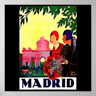 Poster Vintage Reisen Kunst, Dichtung und Musik Ma