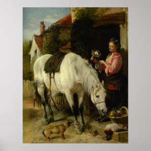 Poster Vintage Richard Ansdell La Fille Des Gardiens