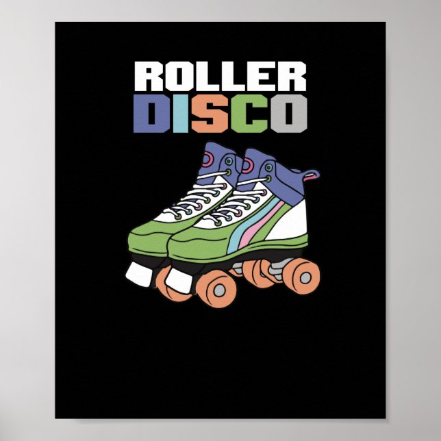 Poster Vintage Roller Disco (Devant)