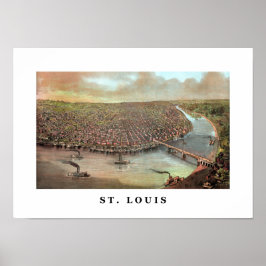 Poster Vintage Saint Louis Missouri