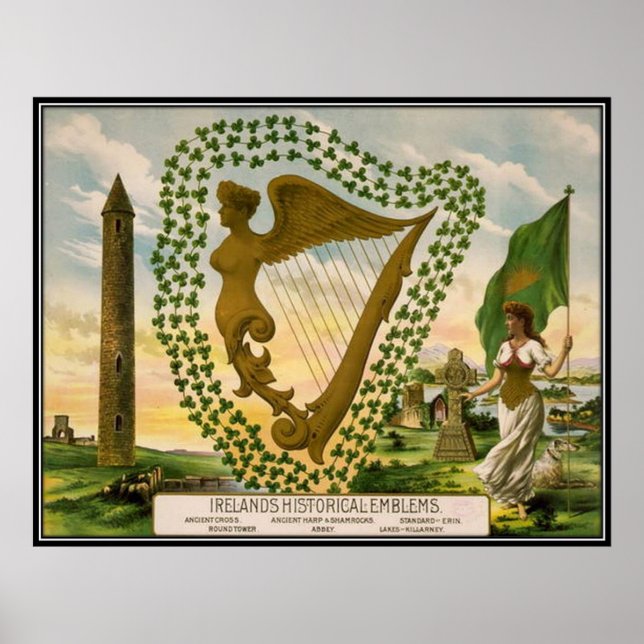 Poster Vintage : Saint Patrick's day - (Devant)
