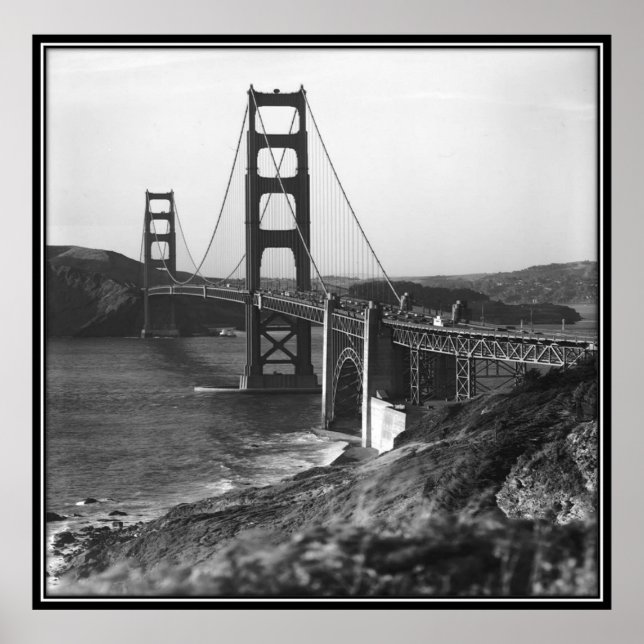 Poster Vintage San Francisco, USA - (Devant)