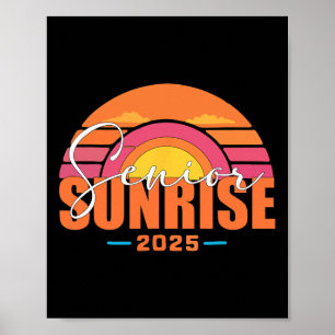Poster Vintage Senior Sunrise 2025 Seniors Of Cl Graduati
