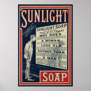 Poster Vintage Soap Advertisement