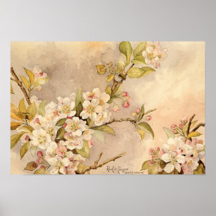 Poster Vintage Spring Blossoms