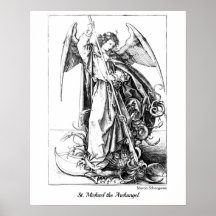 Vintage St. Michael l'Archange Coloriage adulte