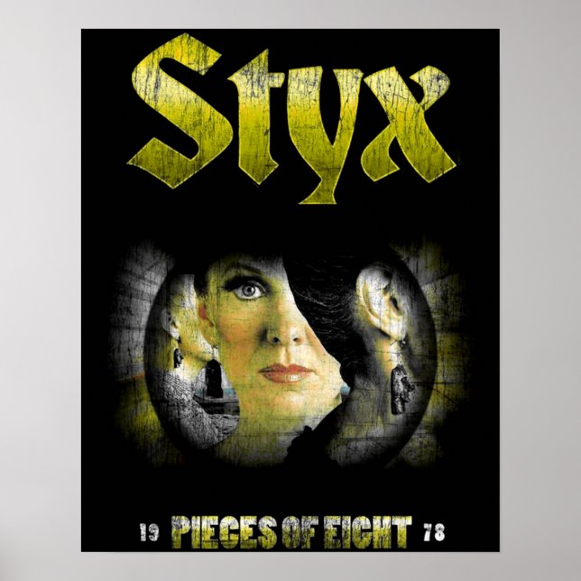 Poster Vintage STYX Band 1978 Music Setup Officiel (Devant)