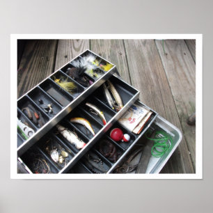 Poster VIntage Tackle Box