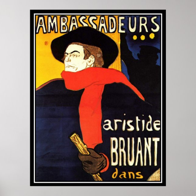 Poster vintage Toulouse-Lautrec (Devant)