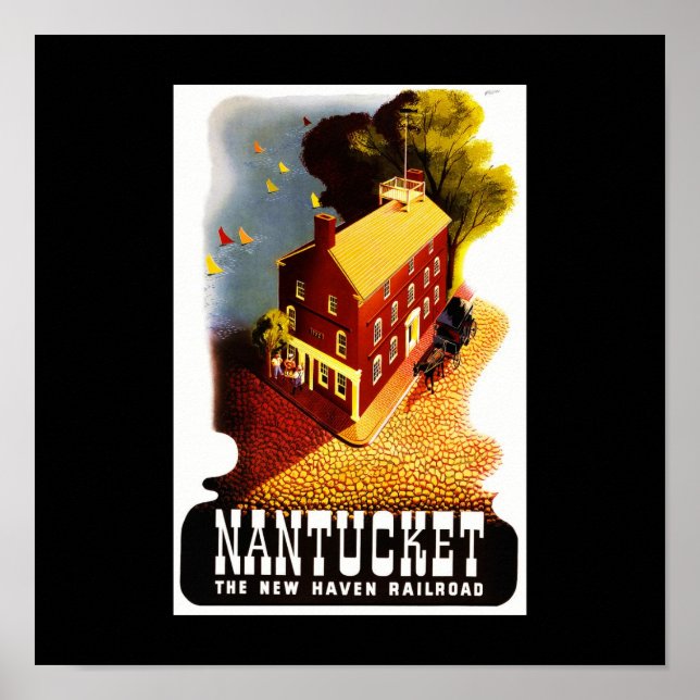Poster Vintage Travel-Nantucket (Vorne)